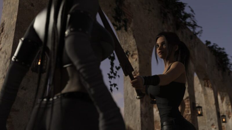 Screenshot from Desert Stalker sex game