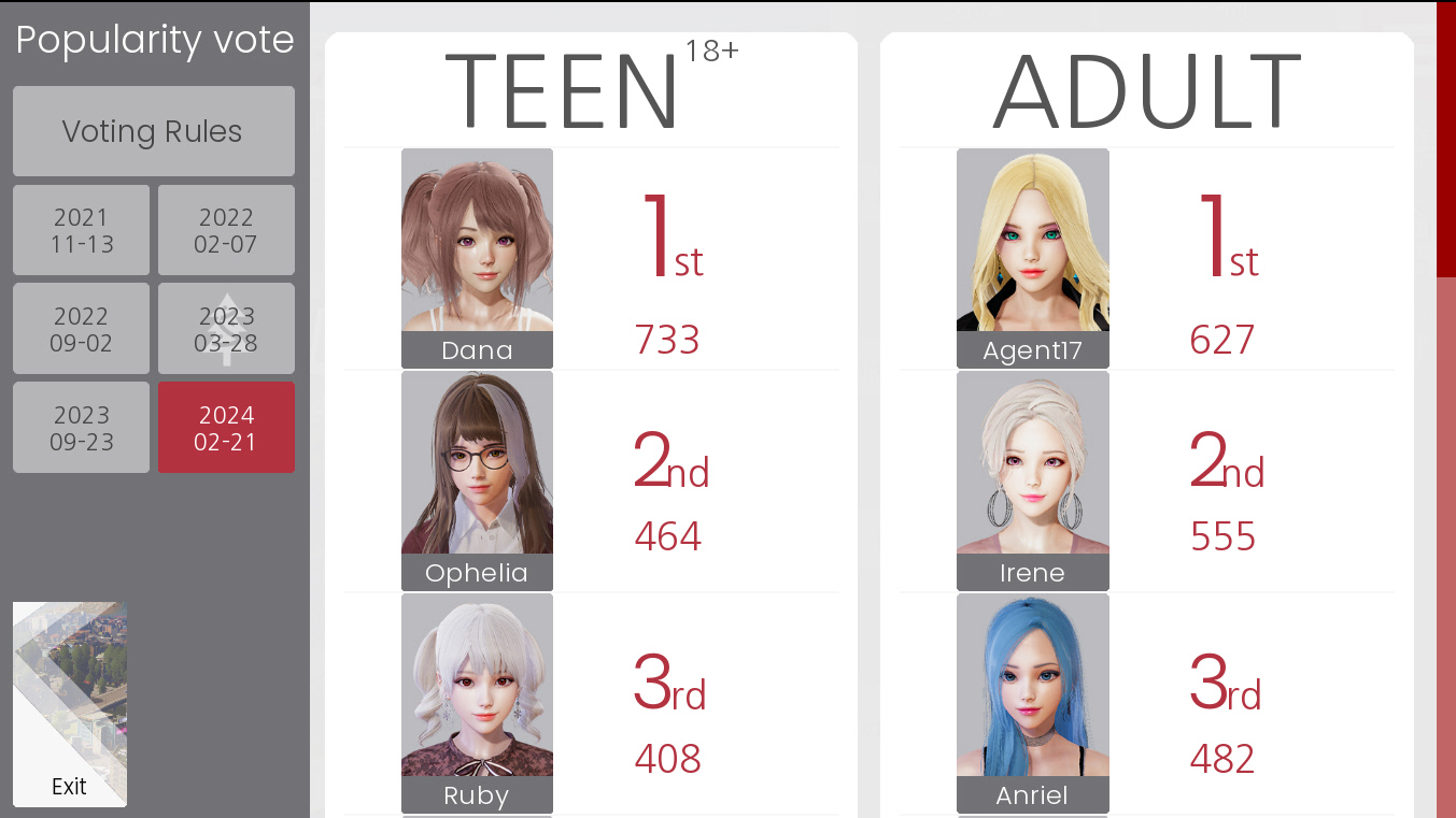 Screenshot of the porn game Agent 17