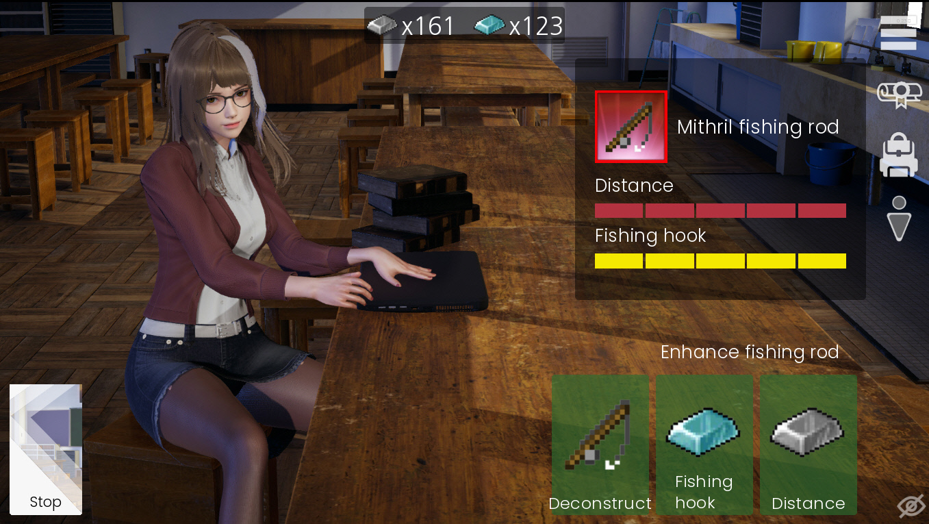 Screenshot of the porn game Agent 17