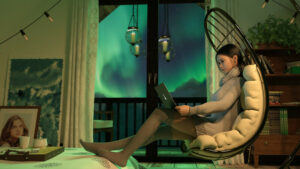 Screenshot from the porn game Dreamland