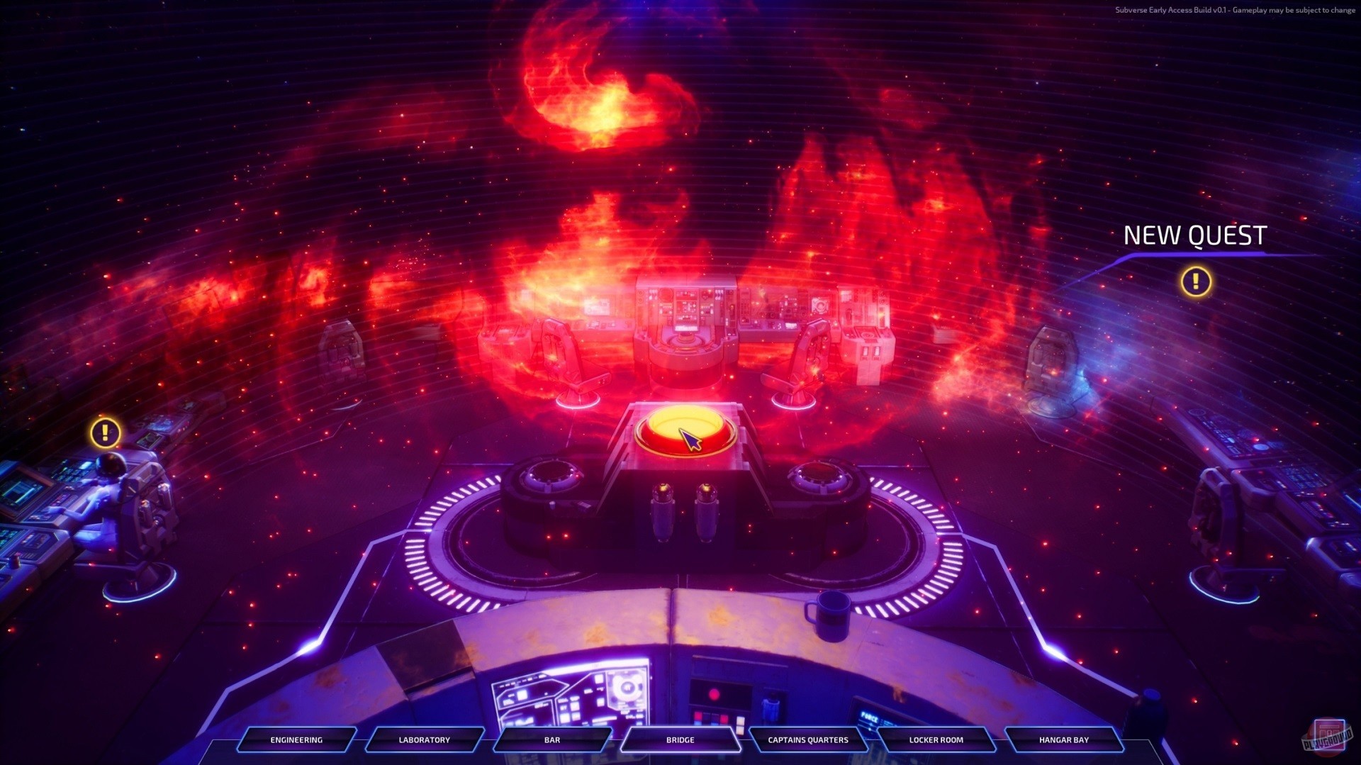 Screenshot from the porn game Subverse